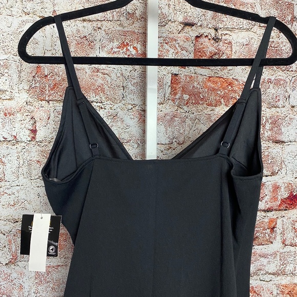 NWT Planet Gold Womenʻs Spaghetti Strap Little Black Mini Dress Large - Picture 10 of 11